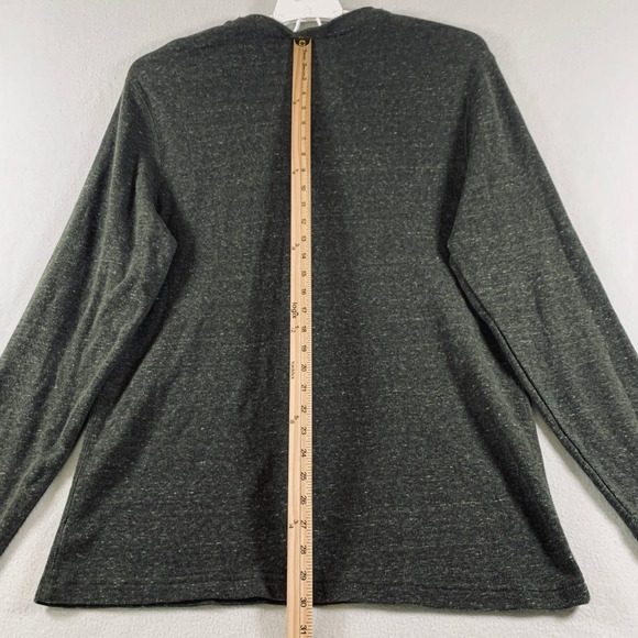 G.H. Bass & Co. Men's Long Sleeve Classic Henley Shirt Gray Heathered Size XL - Picture 10 of 12